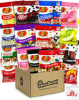 Jelly Belly Jelly Beans Individual Packs Variety Pack  Jelly Belly 15 Flavors of Individual Packs  Tons of Jelly Belly Candy for Snacks Parties and Gifts  WhataBundle Jelly Belly Gift Box