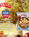 Seneca Caramel Apple Chips | Made from Fresh Apples | 100% Red Delicious Apples | Yakima Valley Orchards | Crisped Apple Perfection | Foil-Lined Freshness Bag | 0.7 ounce (Pack of 24)