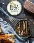 Riga Gold Shproti Sprats in Oil 564 ounces Pack 3