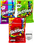 Skittles Hard Candy Variety Pack of 3 Bags  Original Sour and Mash Ups  Candy For Parties Birthdays or Snacking  Skittles Party Size  Bundle With Ballard Products Pocket Bag