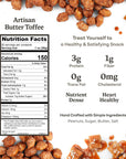 Belmont Peanuts Gourmet Butter Toffee Candied Peanuts, 20 oz (Pack of 1) | Only 4 Ingredients, No Preservatives, 3g Protein | A Premium, Sweet, Buttery, Salty, Crunchy, Hand-Seasoned Snack