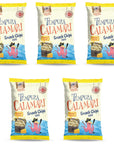 Swashbuckle Snacks Crispy Tempura Calamari Snack Chips Cheese Flavor 0.95oz (27g) - 5 pack, Made in Japan, Otsumami