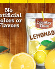 Country Time Lemonade Ready to Drink Flavored Drink Pouches 40 ct Pack 4 Boxes of 10 Drink Pouches