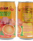 Hawaiian Sun Drinks Orange Variety 3 Cans per Flavor Pack of 12