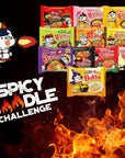 Samyang Budldak Ramen Hot and Spicy Noodles Variety Pack  10 Flavors of Fire Instant Spicy Noodles Gift Snack Pack  Includes One Pair of Chopsticks and a Complimentary Choco Pie