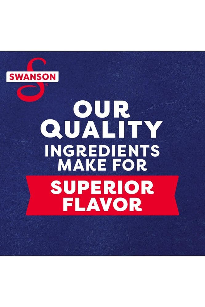 Swanson 100% Natural, 50% Less Sodium Beef Broth, 32 oz Carton