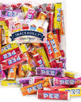 Pez Candy Rolls Refills 50 Rolls 1 Lb Bag  Original Fruit Flavors  Cherry Strawberry Lemon Grape Orange  Raspberry  Freshly Packed By Snackadilly