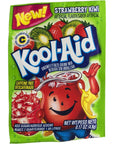 KoolAid Unsweetened Caffeine Free Strawberry Kiwi Zero Calories Powdered Drink Mix 192 Count Pitcher Packets