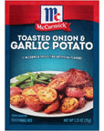 McCormick Toasted Onion & Garlic Potato Seasoning Mix, 1.25 oz