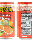 Aloha Maid Drinks Orange Variety 4 Cans per Flavor Total 12 Cans