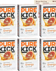 Pure Kick Energy Drink Mix Packets With Caffeine - (Blood Orange, 6 Pack)