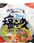 Sapporo Ichiban Shio Ramen Noodles 36 oz 5 Count Pack of 6