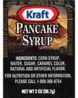 Kraft Table Syrup Single Serve Packet 9 g Packets Pack of 80