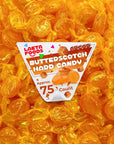 Arcor Butterscotch Buttons Hard Candy Old Fashioned 1 Pound Bag  Approx 75 Count