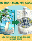 Lt Blenders Pina Colada in a Bag  Pina Colada Drink Mix  Each Bag Makes 12 Gallon of Slushie Pina Colada Mix  Cocktail Mix  Make a Cocktail Wine Slushie or Mocktail  Pack of 4