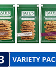 Tates Bake Shop Variety Pack  Oatmeal Raisin Chocolate Chip Walnut  Chocolate Cookies 3  7 oz Bags