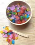 SweetGlob Old Fashioned Large Rock Sugar Candy Gems Lump Sugar Rock Crystals Assorted Flavors 1 Pound