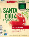 Santa Cruz Organic Applesauce Pouches 32 Oz pack of 4