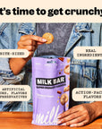 MILK BAR Super Crunchy Cookies  Cinnamon Toast Pretzely Chocolate Chip and Brown Butter Chocolate Chip  Crunchy BiteSized Cookies With No Artificial Flavors or Preservatives  Pack of 3 45oz Bags