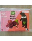 Bear Fruit Rolls Strawberry & Raspberry Variety Pack 48 rolls