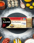 KAME Gluten Free Rice Crackers Original 35 Ounce Pack of 12 42 Ounce