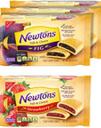 Newtons Soft  Chewy Cookies Variety Pack Newtons Fig Cookies and Strawberry Cookies 4 Packs