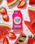 Clear Theory Water Flavoring Drops with Electrolytes Water Enhancer Liquid Flavored Water Drink Mix Hydration for Kids Vegan Gluten Free Low Calorie Watermelon Berry 4 Pack 162 Fl Oz Bottles