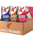 Kelloggs Special K Protein Meal Bars Meal Replacement Bulk Protein Snacks Variety Pack 3 Boxes 18 Bars