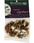 Mycological Dried Organic Oyster Mushrooms 1 Ounce Package