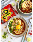 OTTOGI YEUL Ramen 5 Pack of Super Spicy Flavor Korean Instant Noodle Extreme Bold Spicy Hot Savory Broth 423oz x 5