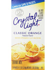 Crystal Light On The Go Sunrise Classic Orange Drink Mix 10 TenCount Box Pack of 6