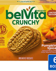 belVita Pumpkin Spice Breakfast Biscuits 30 Total Packs 6 Boxes 4 Biscuits Per Pack