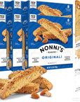 Nonnis Originali Almond Biscotti Italian Cookies  6 Boxes Biscotti Individually Wrapped Cookies  Italian Biscotti Cookies Baked Fresh wa Hint of Anise  California Almonds  Kosher  552 oz