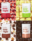 Oats Overnight Classic Variety Pack High Protein High Fiber Breakfast Shake  Gluten Free Non GMO Oatmeal Strawberries  Cream Green Apple Cinnamon  More 8 Pack  BlenderBottle