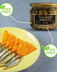 Riga Gold Smoked Sprats in Oil  882 oz250g Pack 3