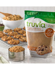 Truvia Brown Sugar Blend, Mix of Natural Stevia Sweetener and Brown Sugar, 18 oz Bag