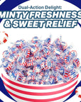 Arcor Starlight Peppermint Sugar Free Hard Candy  1 Pounds Approx 75  Sugar Free Candy Peppermint Candy  Bulk Candy Individually Wrapped  Christmas Candy Bulk Ideal for Holiday Season