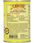 Cento Whole Baby Clams 10Ounce Cans Pack of 12