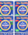 Mr. Tortilla Low Carb Keto Soft Taco Shells, Vegan Healthy Snacks & Bread Alternative, 1 Net Carb 15 Calories, Delicious Small Batch Kosher Wraps - (Multigrain, 96 Count)