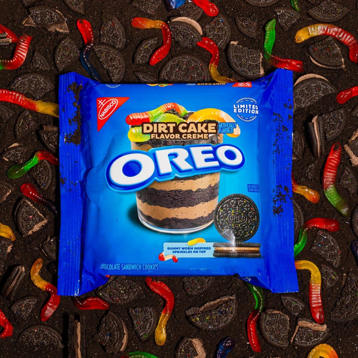 OREO Dirt Cake Chocolate Sandwich Cookies Limited Edition 1068 oz