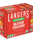 Langers Organic Flavored Sparkling Water Blood Orange 12 Ounce Pack of 8