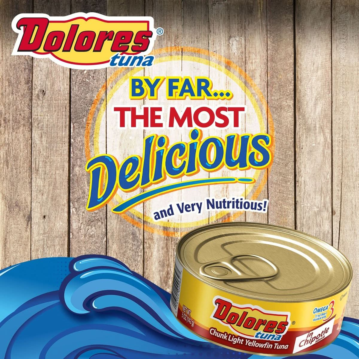 Dolores Tuna Chunk Light Yellowfin Tuna in Chipotle Sauce 5oz Canned Tuna Pack of 1