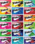 Trident Chewing Gum Sampler Gum Variety Pack | Sugar-Free | Assorted Flavor (10 Pack) Receive 10 out of the 18 flavors - Niro Assorted Flavors