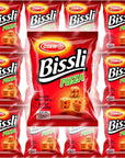 Osem Bissli Pizza Flavored Crunchy Wheat Snack No Food Coloring or Preservatives  123 Ounce Bags Pack of 12