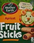 Mother Earth Fruit Apricot Sticks - 152 g