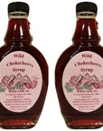 Bounty Foods Chokecherry Syrup 211 oz  HandPicked Wild Berries Grown in Montana  Breakfast Desserts Toppings Pie Fillings NonGMO CSY 2PK