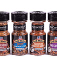 McCormick Grill Mates Unique Blends Grilling Variety Pack (Chipotle & Roasted Garlic, Mesquite, Spicy Montreal Steak, Smokehouse Maple), 4 Count