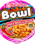 Maruchan Bowl Hot  Spicy with Shrimp Flavor Ramen Noodles with Vegetables 33 OZ 2 Pack