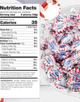 Arcor Starlight Peppermint Sugar Free Hard Candy  1 Pounds Approx 75  Sugar Free Candy Peppermint Candy  Bulk Candy Individually Wrapped  Christmas Candy Bulk Ideal for Holiday Season