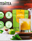 IntegriTEA Green Mango Flavored Green Tea 6 Organic Unsweetened Iced Tea Bags 6 Gallons Hot or Cold Brew Fairly  Sustainably Sourced